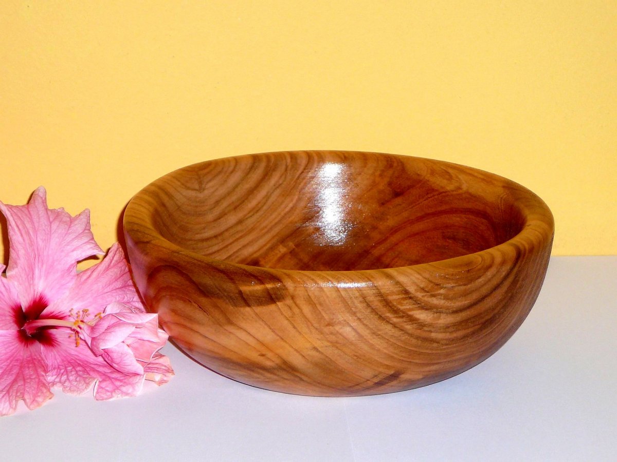 Dřevěná miska M0168 - višeň, prům. 21,5 cm