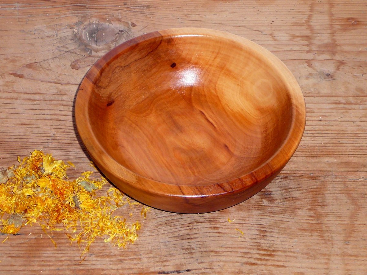 Dřevěná miska M0180 - jabloň, prům. 23,5 cm