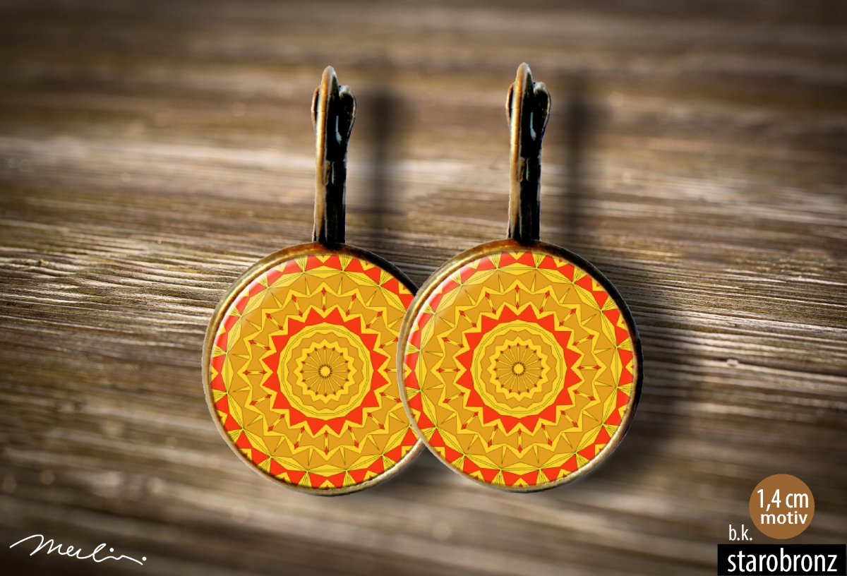 Náušnice mandala