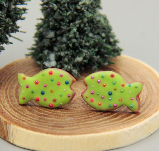 perníkové rybičky... pecky 1,9 cm