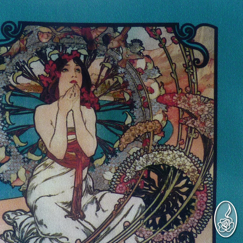 Látkový obrázek Alfons Mucha - Monaco3