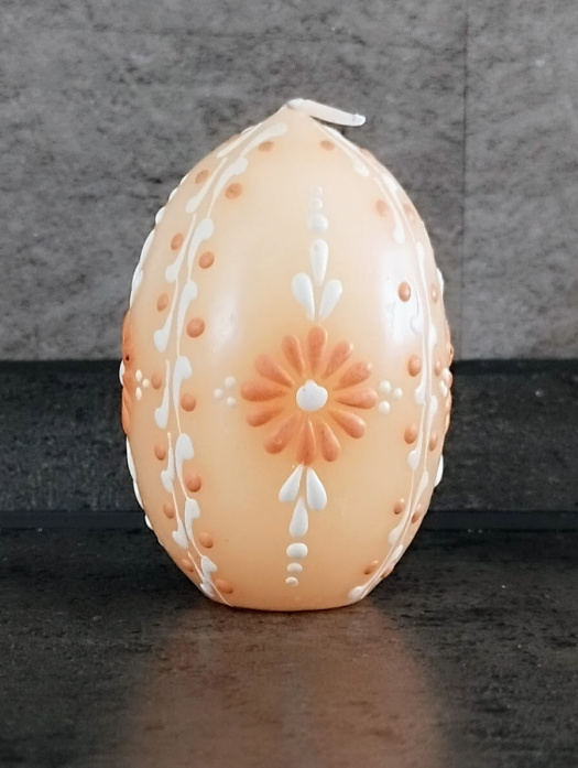 Svíčka ručně zdobená