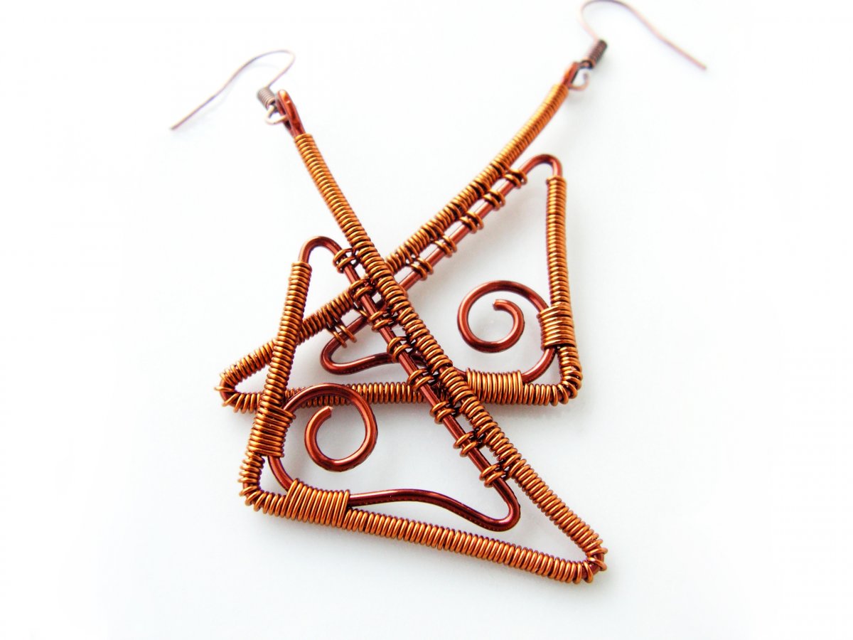 Náušnice "Magický trojúhelník"