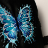Vyšívaný batoh Safe - Motýl modrý