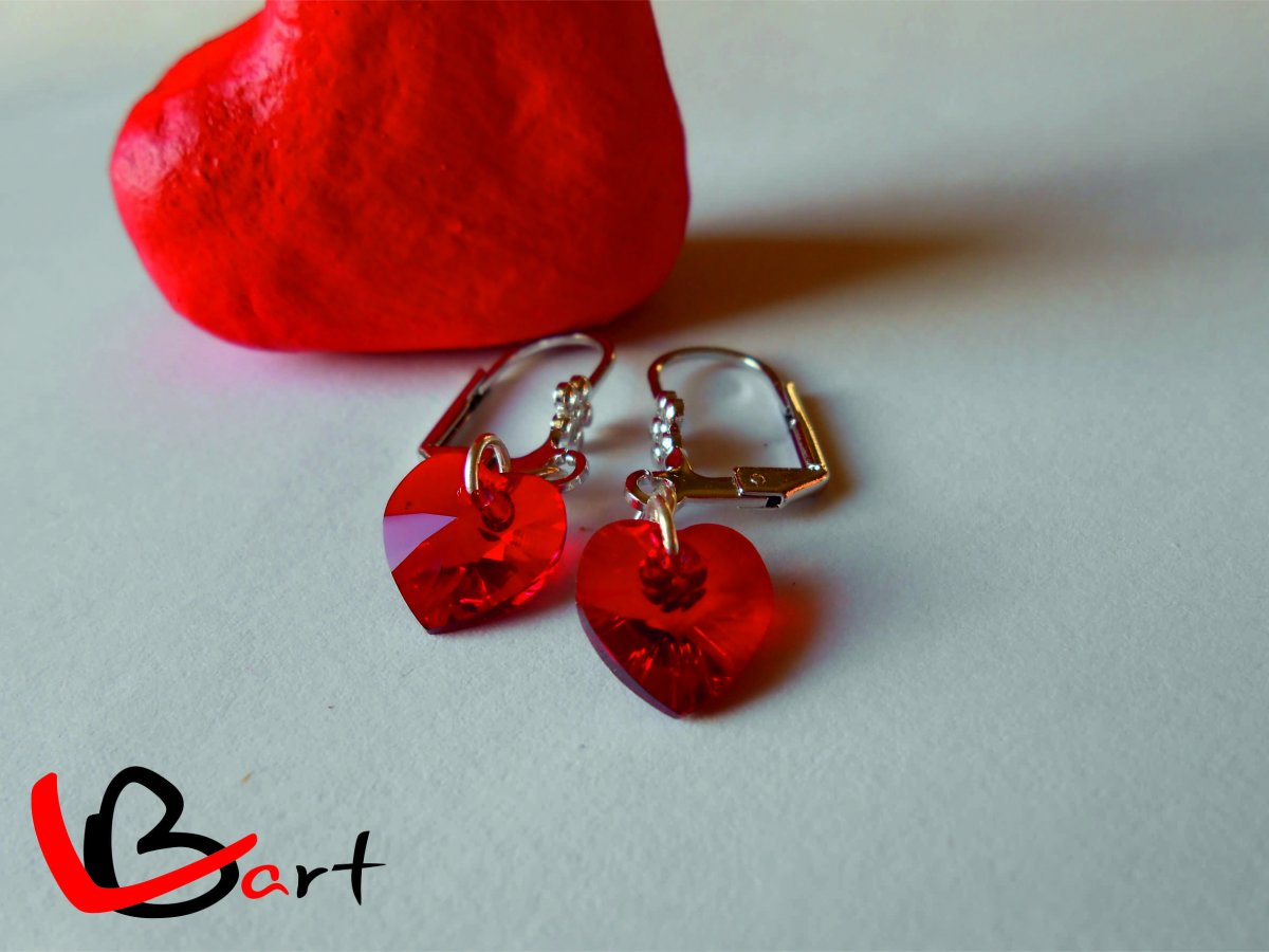 Náušnice - Swarovski Elements-SIAM NUS8