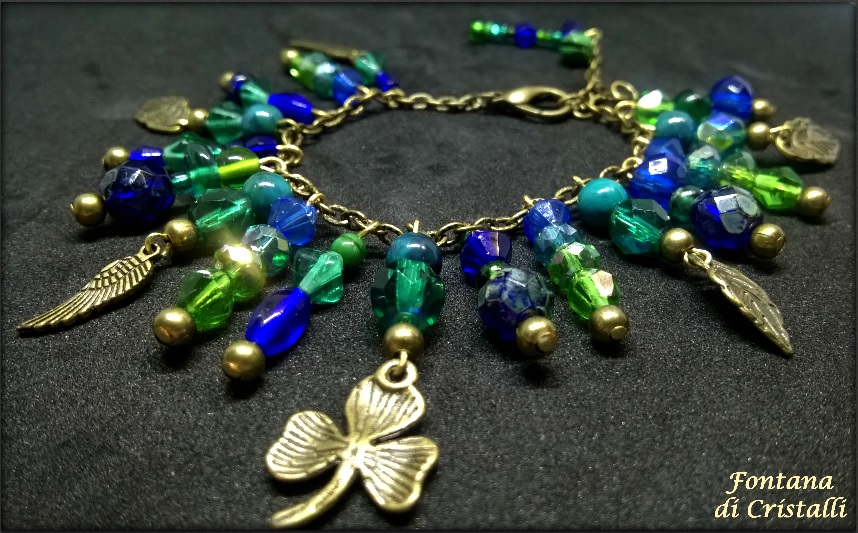 Náramek Hlubiny moře s chryzokolem