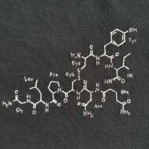 Vyšívané pánské tričko vel. L s oxytocinem