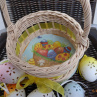 Košíček na 10 vajíček - malovaná vajíčka