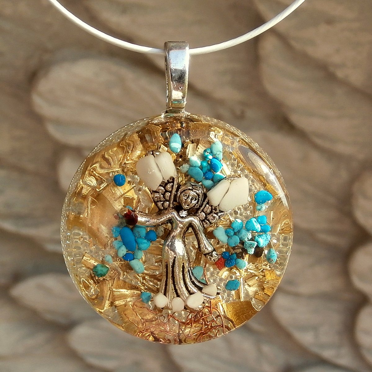 ORGONIT *Anděl se sněžným Křemenem*