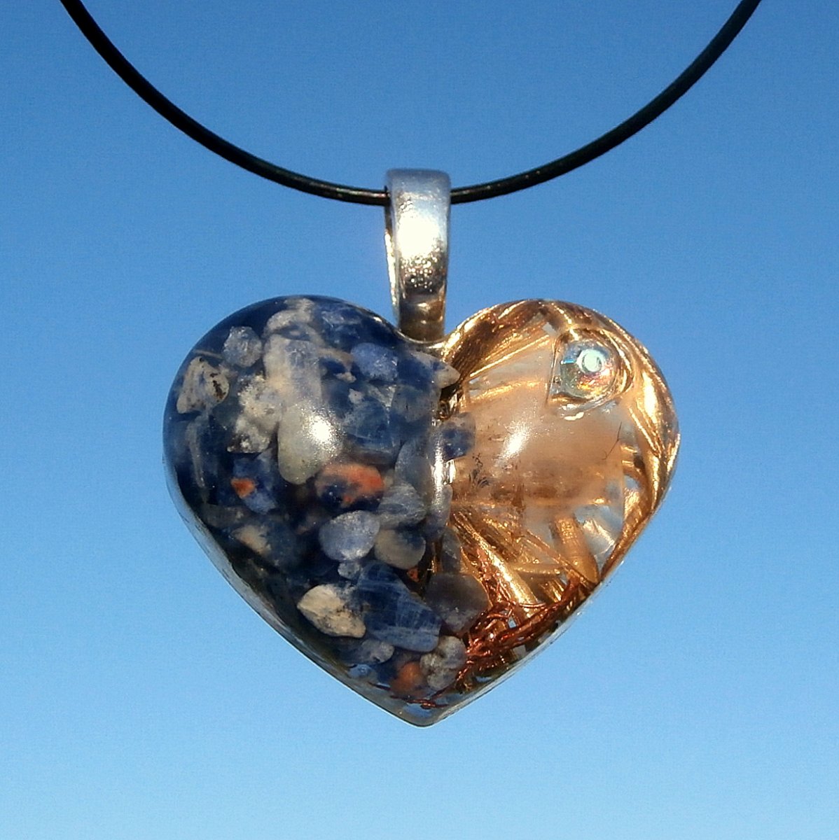 Orgonitové srdce *Kousek nebe*