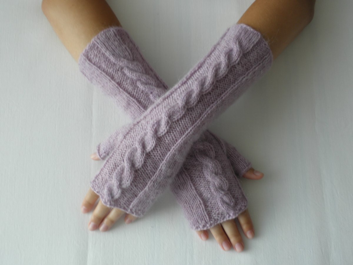 Rukavice - návleky polodlouhé