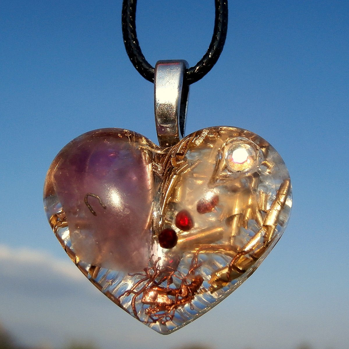 ORGONIT *Ametystové Srdíčko*