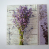 Sada - krabice na kapesníky a obrázek - Lavender flower