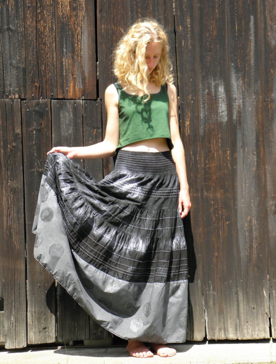 Maxi sukně volánová S-XL