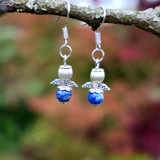 Náušnice se sodalitem 