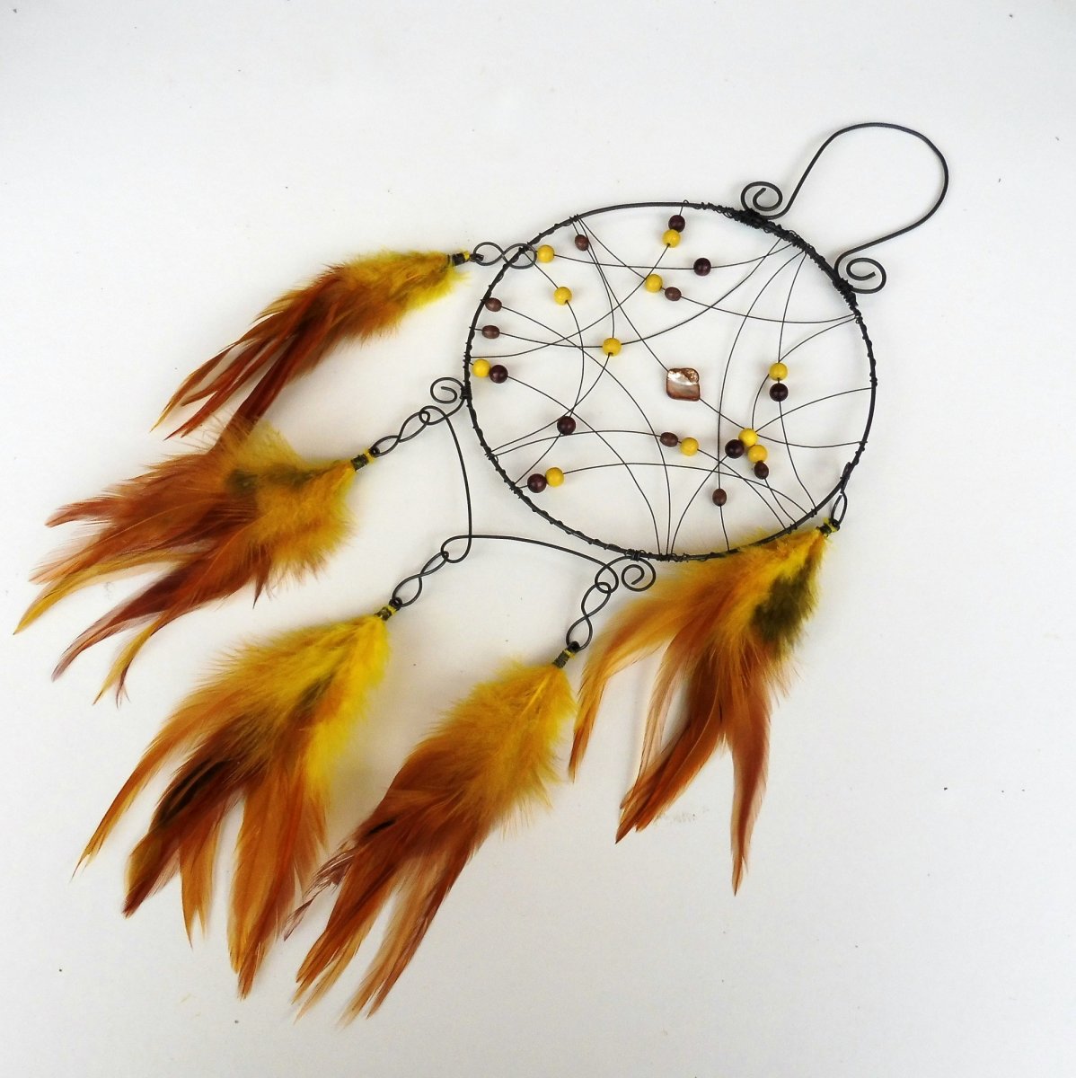 Lapač snů žlutohnědý