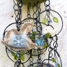  Zvonkohra kolečková s korálky a keramikou