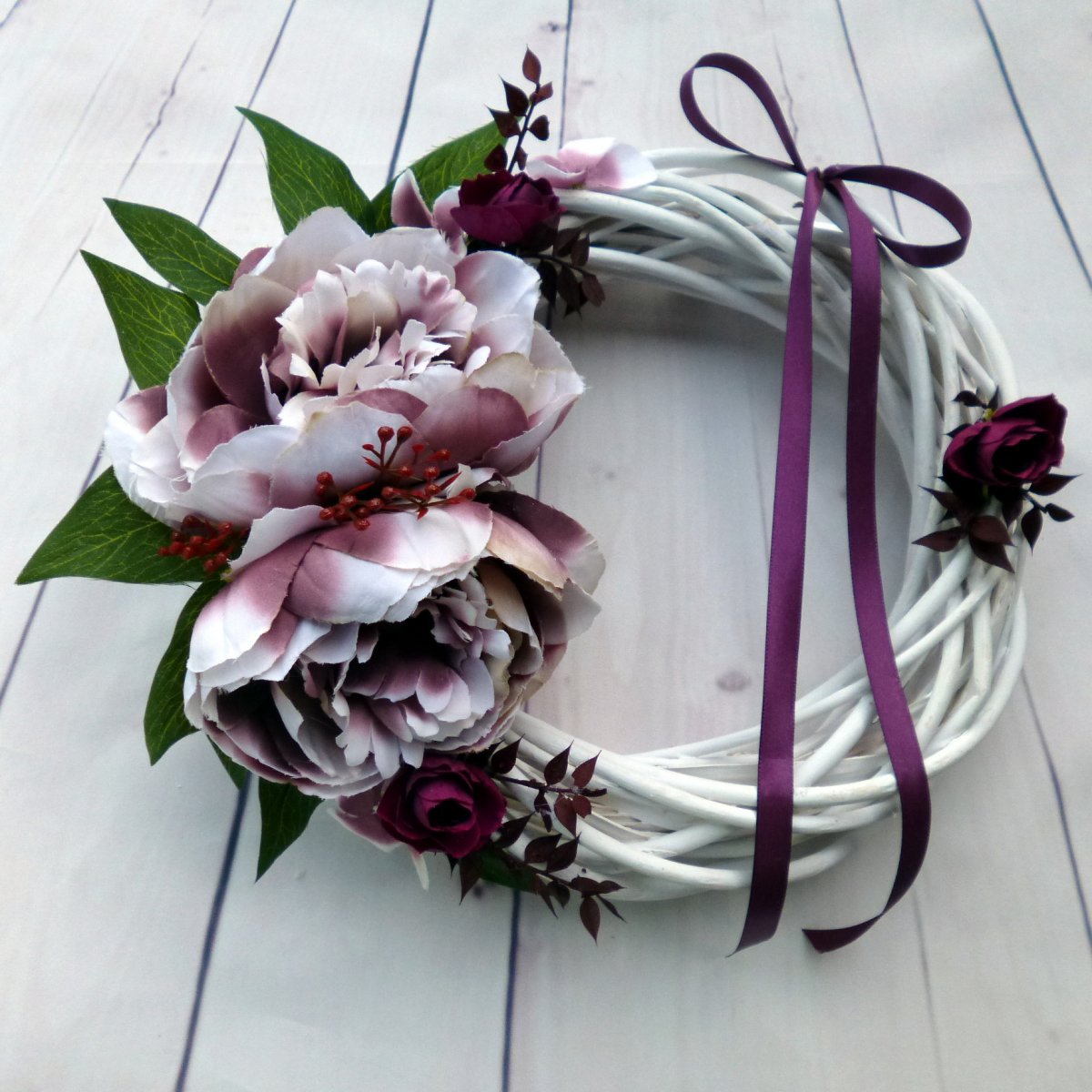 Snídaně u Tiffaniho_věnec na dveře