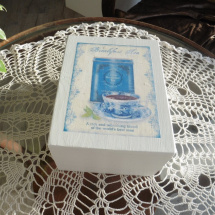 Krabička na čaje s přihrádkami