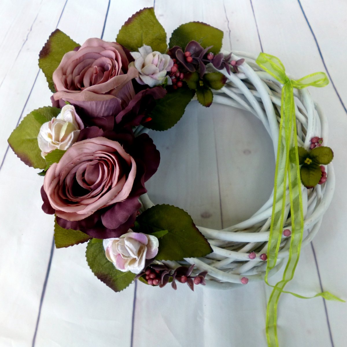 Caffé Latte_věnec na dveře