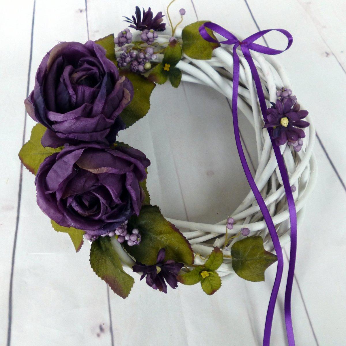 Nostalgický věnec na dveře