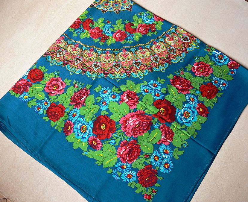 kašmírový šátek na tvoření