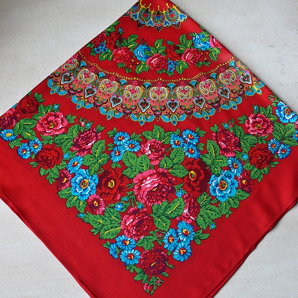 kašmírový šátek na tvoření