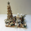 Vánoční přírodní tác se svíčkami - dekorace