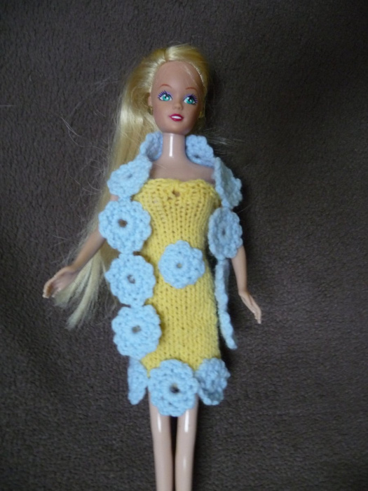 Barbie-Šatičky pomněnky-modré
