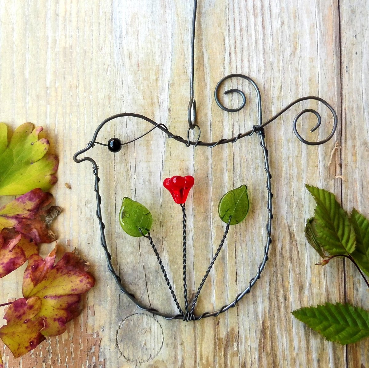 Ptáček zelenočervený