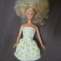 Barbie-Šatičky béžové s perličkami