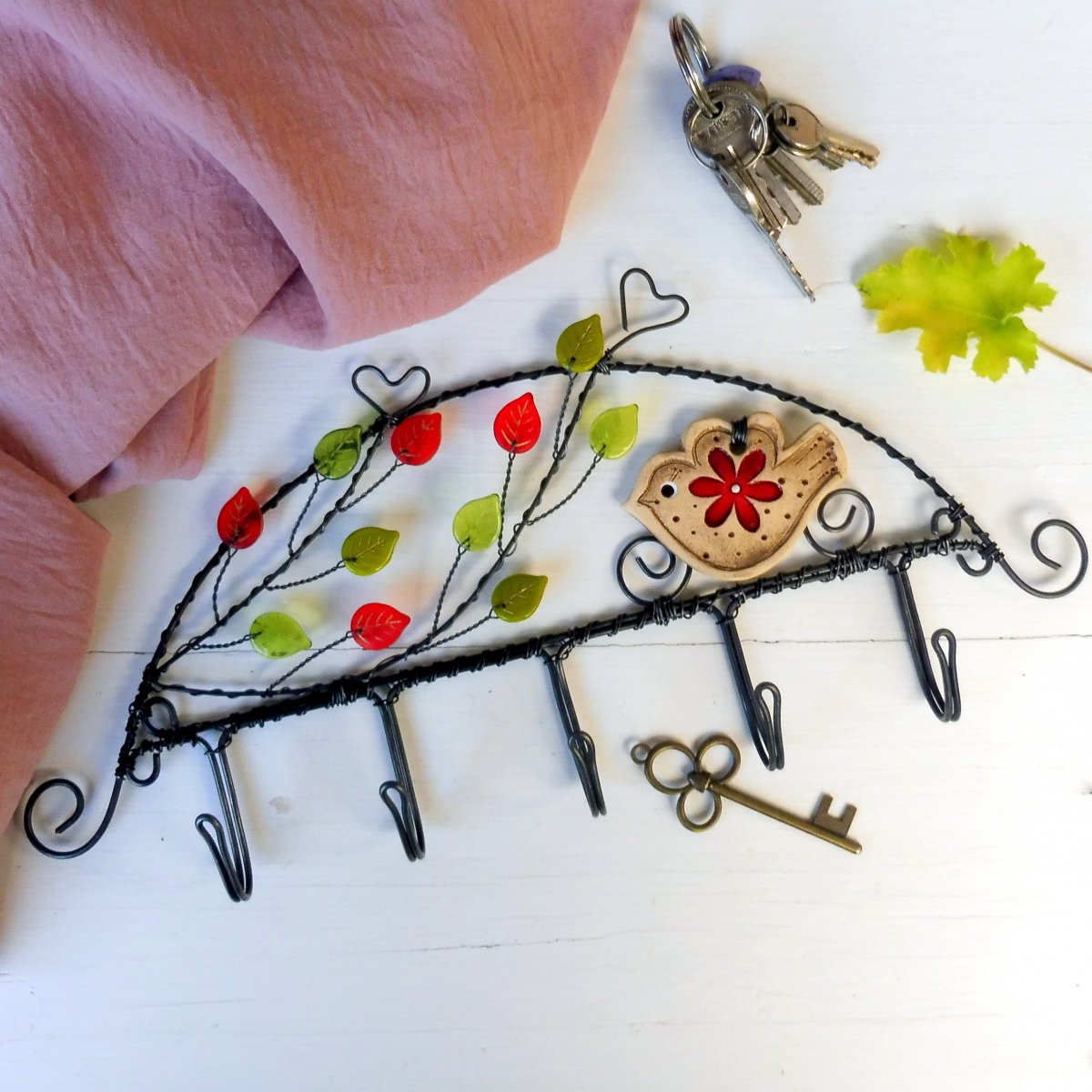 Barevný domov - věšák