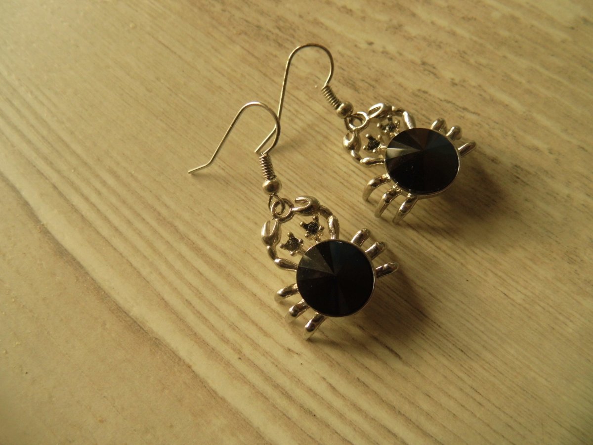 náušnice pavouček