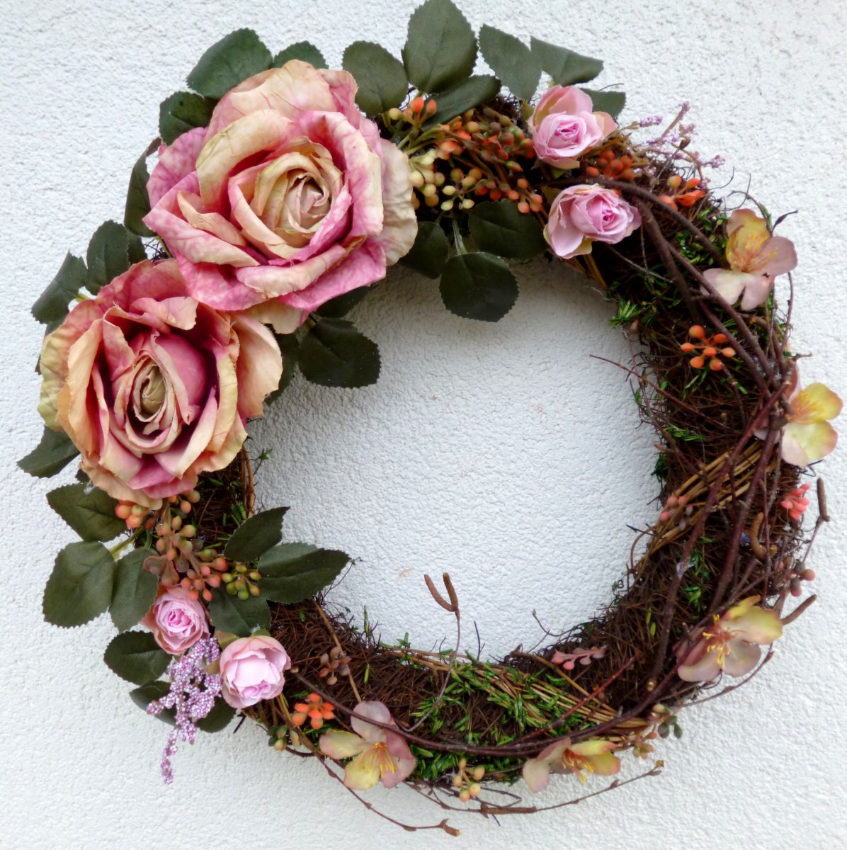 Věnec na dveře_Dar lesních skřítků