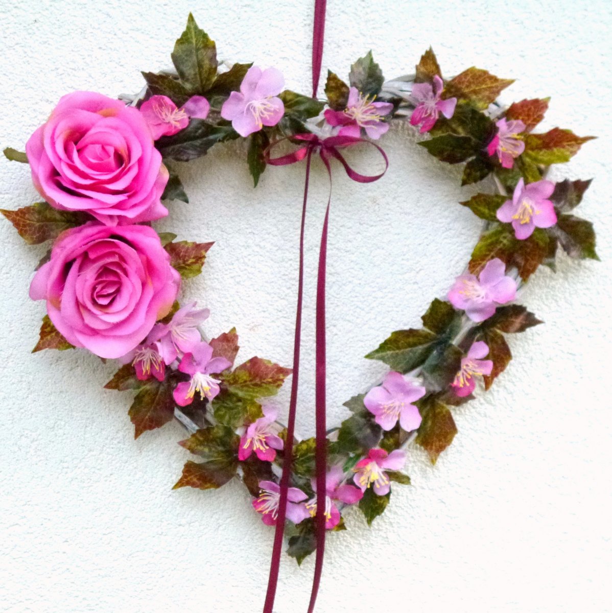 Romeo a Julie na podzim_proutěné srdíčko