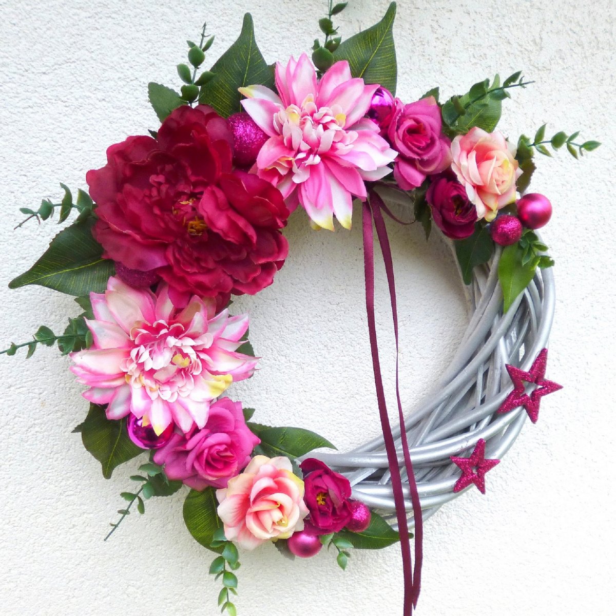 Věnec na dveře_Veselé vánoce