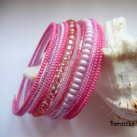 Paměťový náramek - růžový