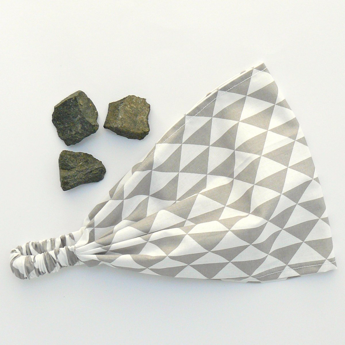 Látková čelenka, šátek - trojúhelník