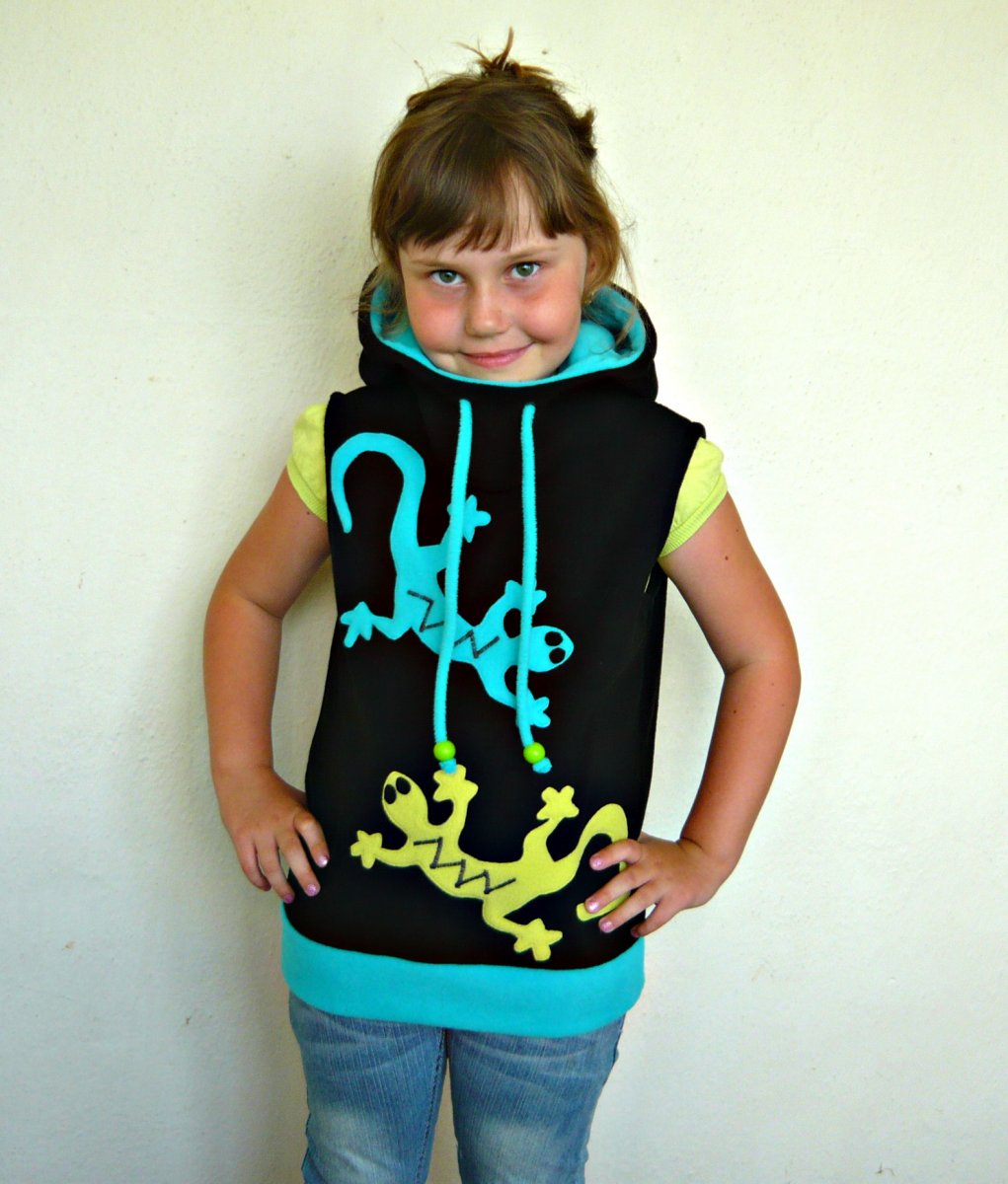 Vesta s ještěrkama