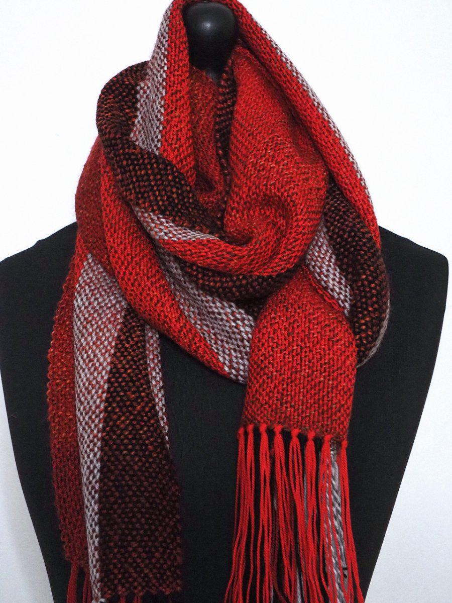 RUČNĚ TKANÁ ŠÁLA - PLÉD - MARTA