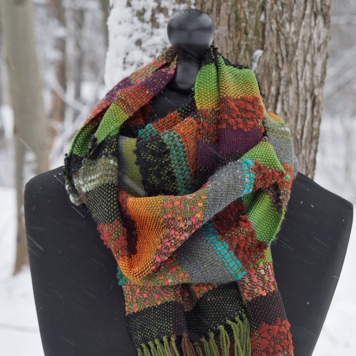 RUČNĚ TKANÁ ŠÁLA - VESPERA