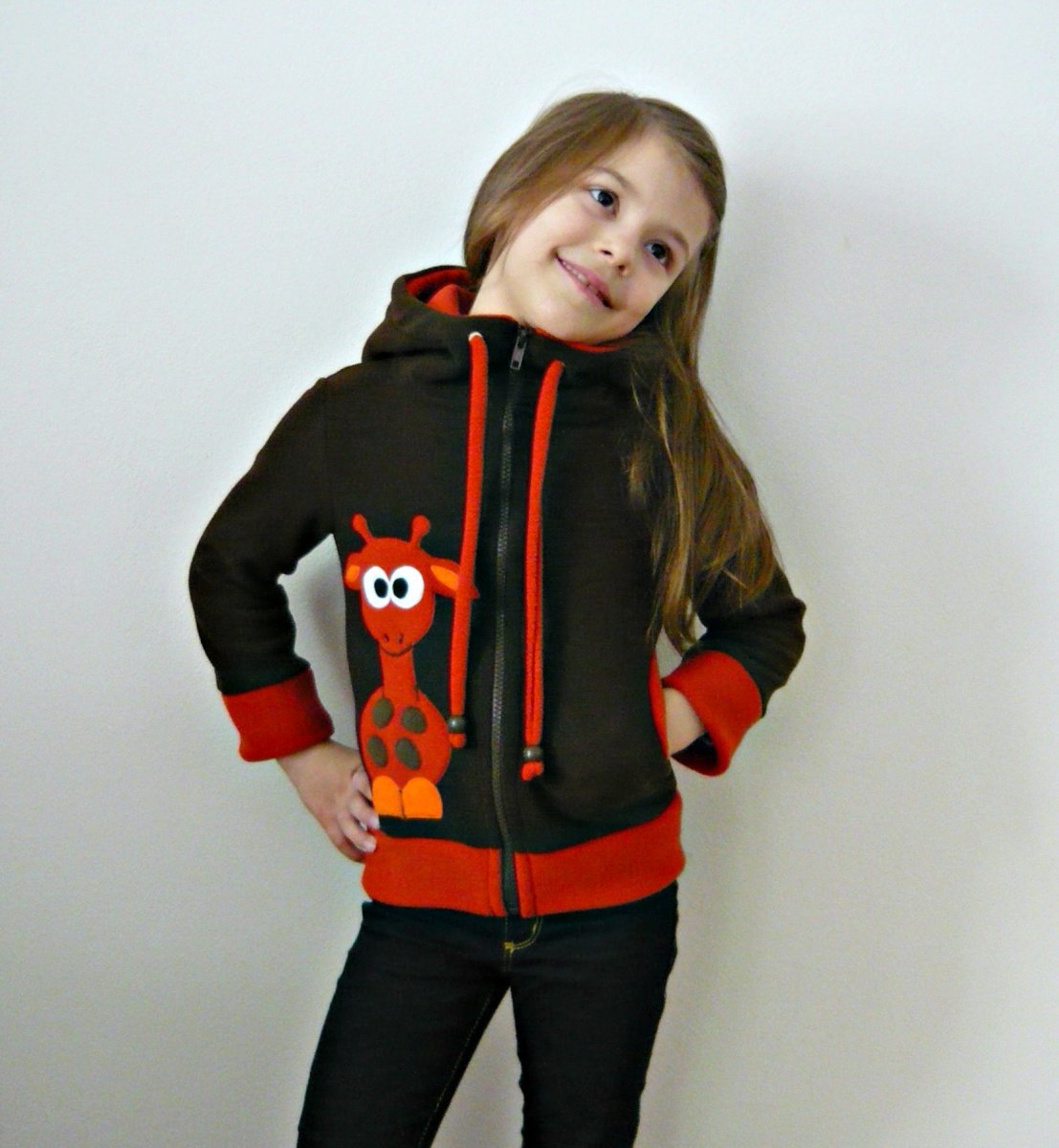 Mikinka se žirafkou...vel. 104 SKLADEM