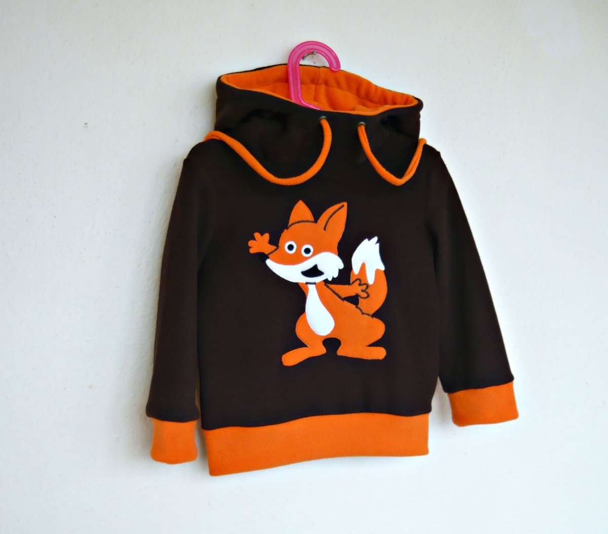 Mikinka s liškou - lišákem...vel. 98 SKLADEM