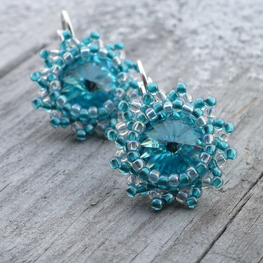 Modravé dálky - náušnice