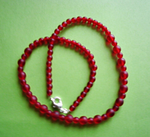 náhrdelník červený