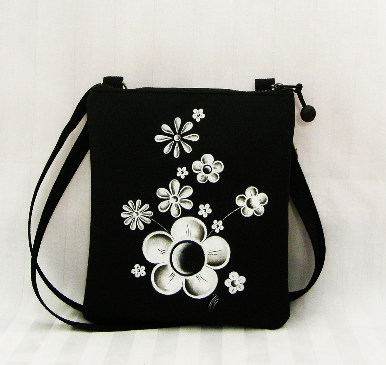 malá crossbody-*černobílá elegantní*II