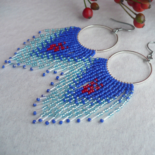 Paloma - dlouhé náušnice