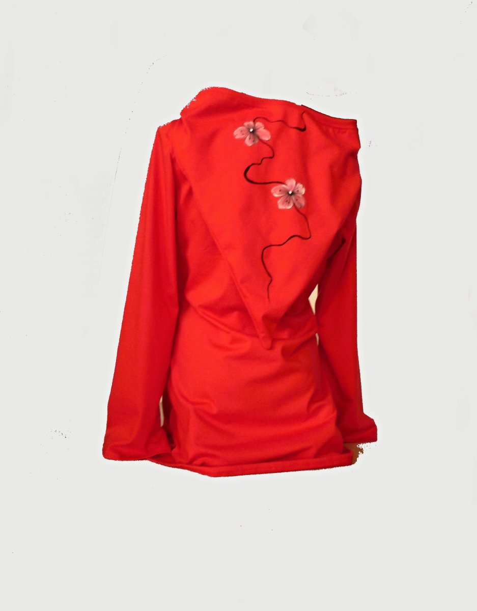 Tunika  s maxikapucí (v.S a M)