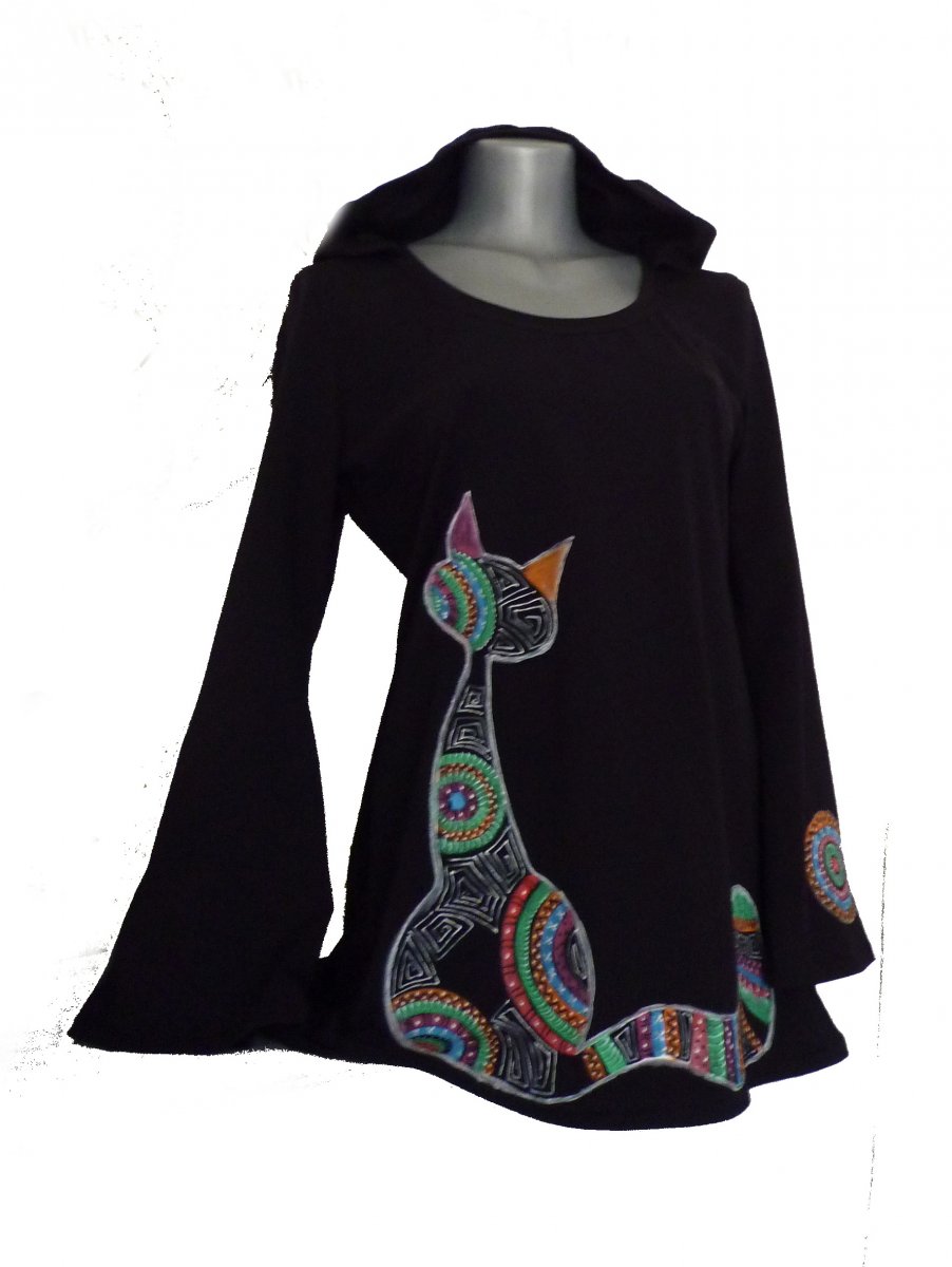 Tunika  s kapucí (vel S,M,L  a XL )