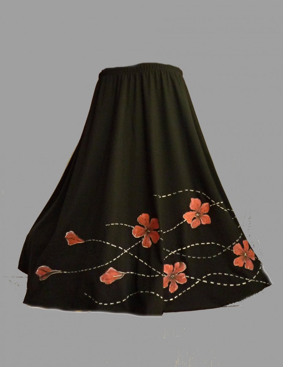 Sukně  dlouhá černá